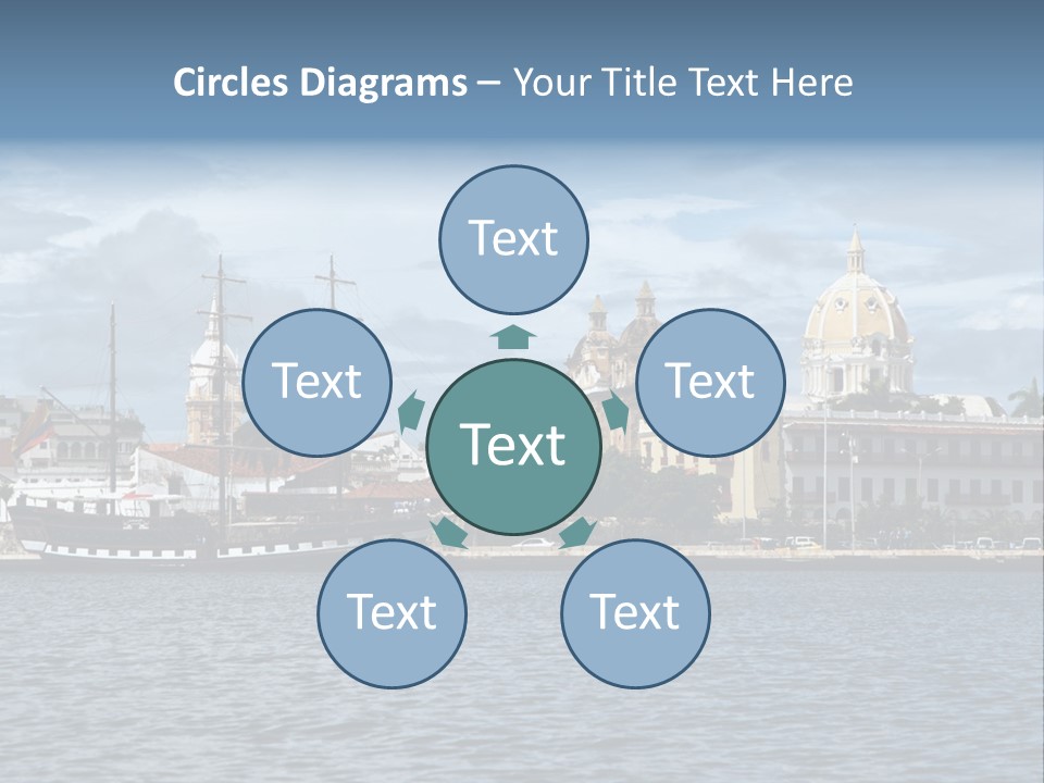 America Color Town PowerPoint Template