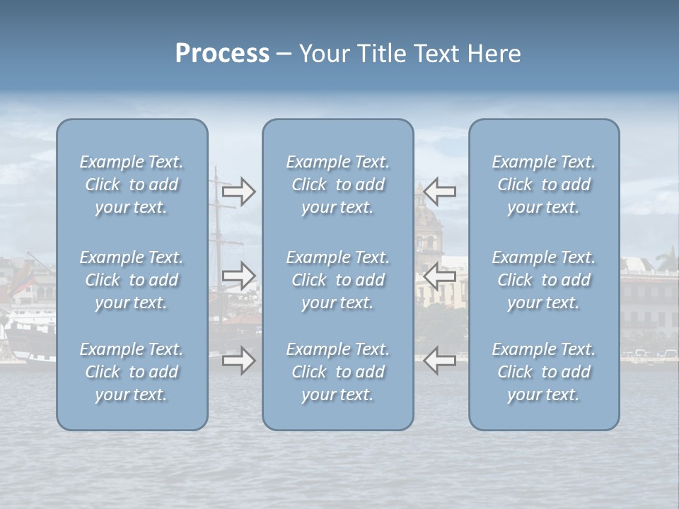 America Color Town PowerPoint Template