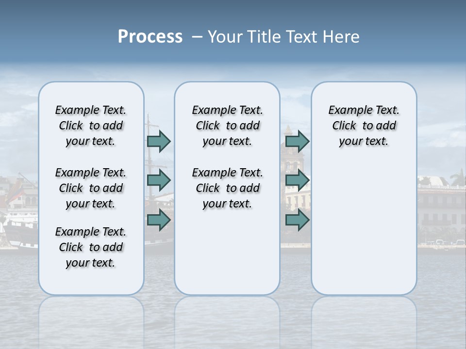 America Color Town PowerPoint Template