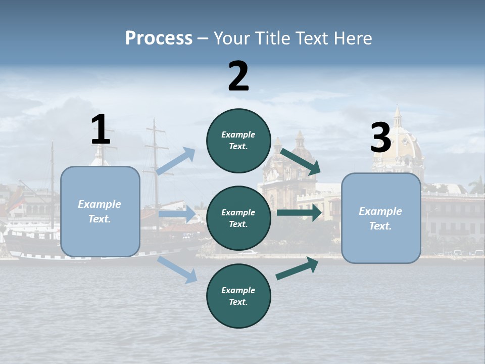 America Color Town PowerPoint Template