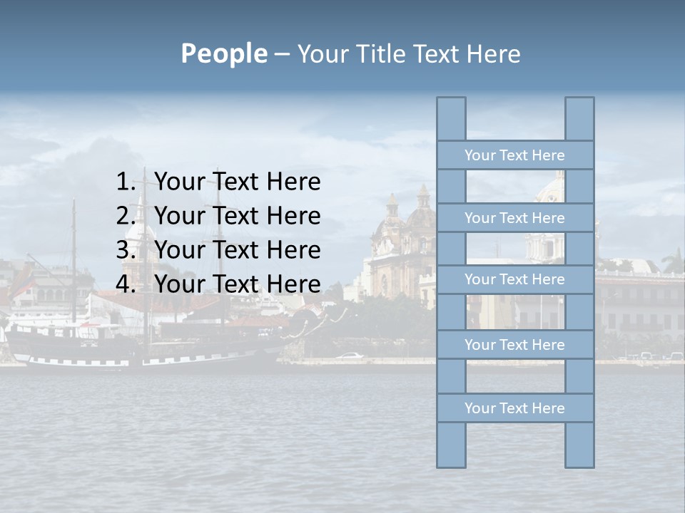 America Color Town PowerPoint Template