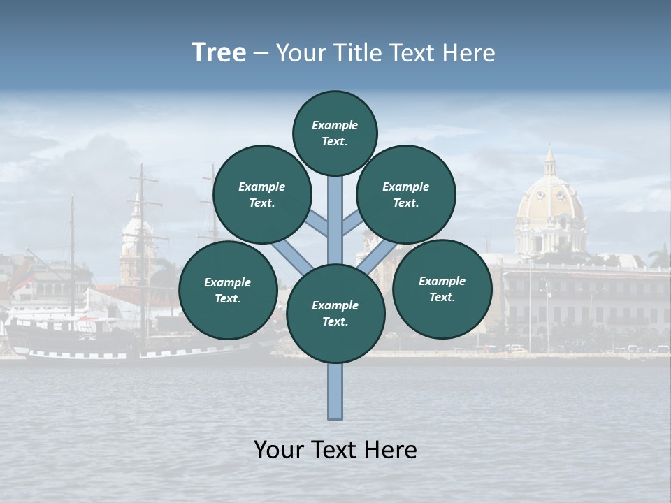 America Color Town PowerPoint Template