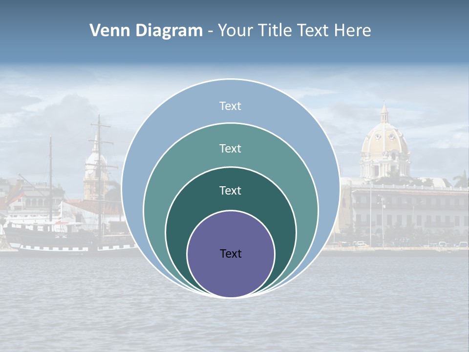 America Color Town PowerPoint Template