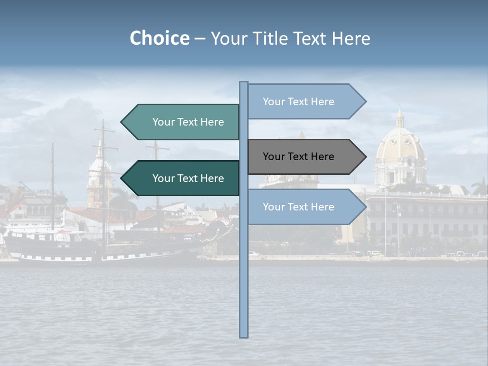 America Color Town PowerPoint Template