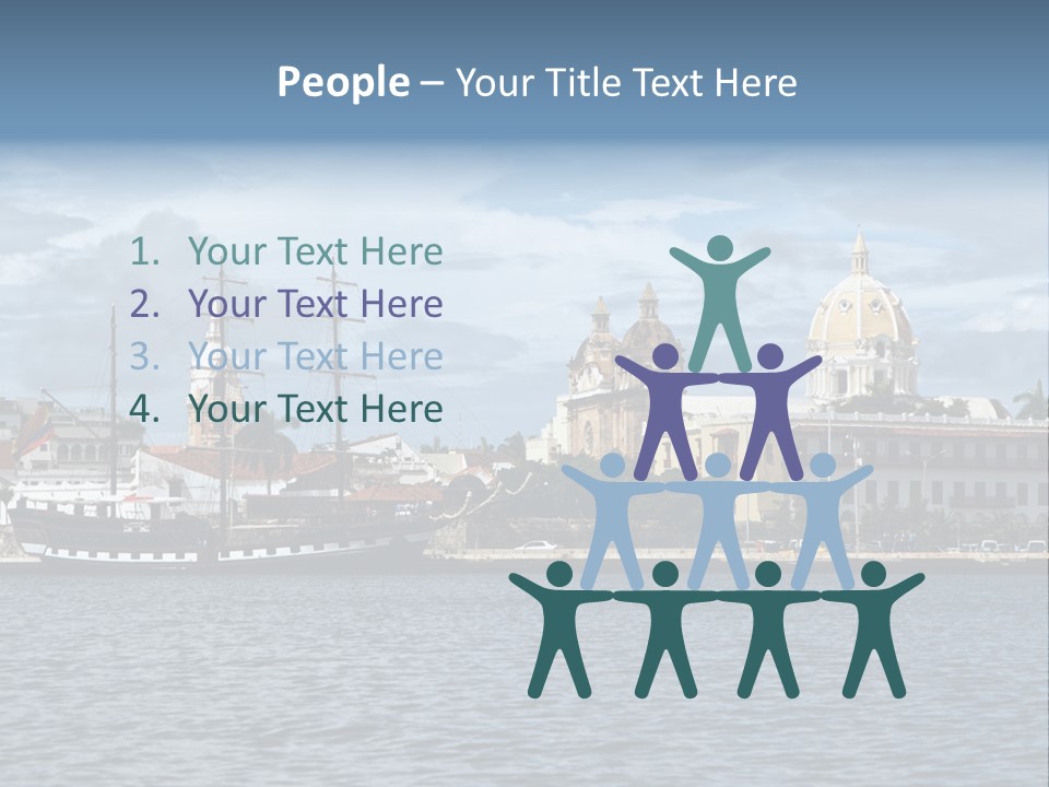 America Color Town PowerPoint Template