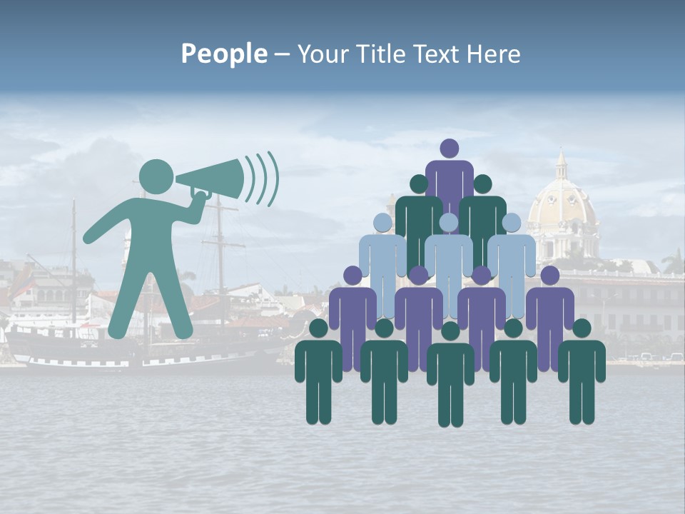 America Color Town PowerPoint Template