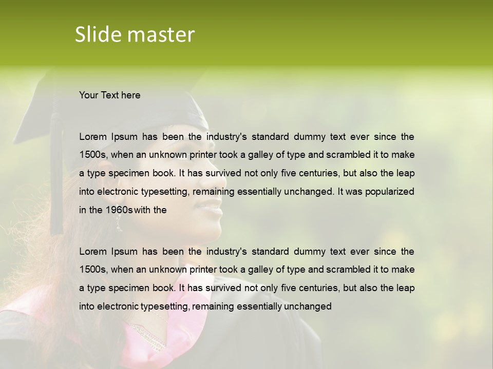 Pleasure  Cap PowerPoint Template