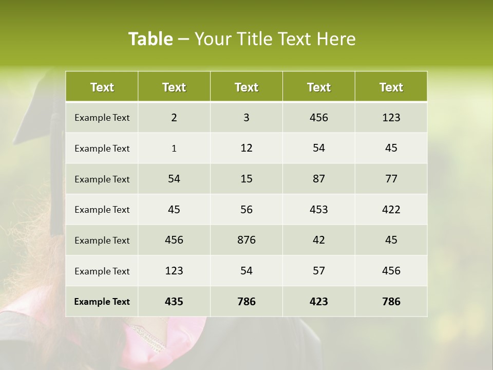 Pleasure  Cap PowerPoint Template
