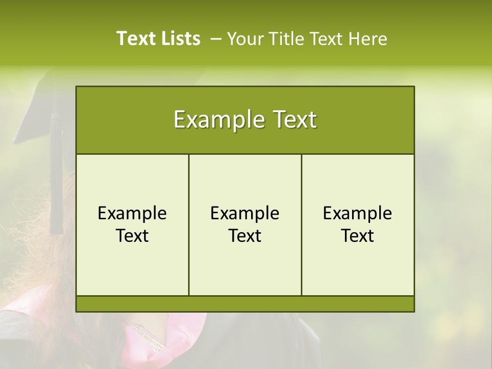 Pleasure  Cap PowerPoint Template
