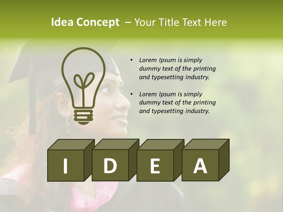 Pleasure  Cap PowerPoint Template