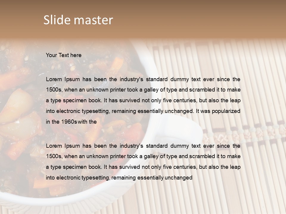 Networking Letters Spread PowerPoint Template