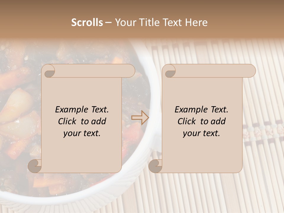 Networking Letters Spread PowerPoint Template