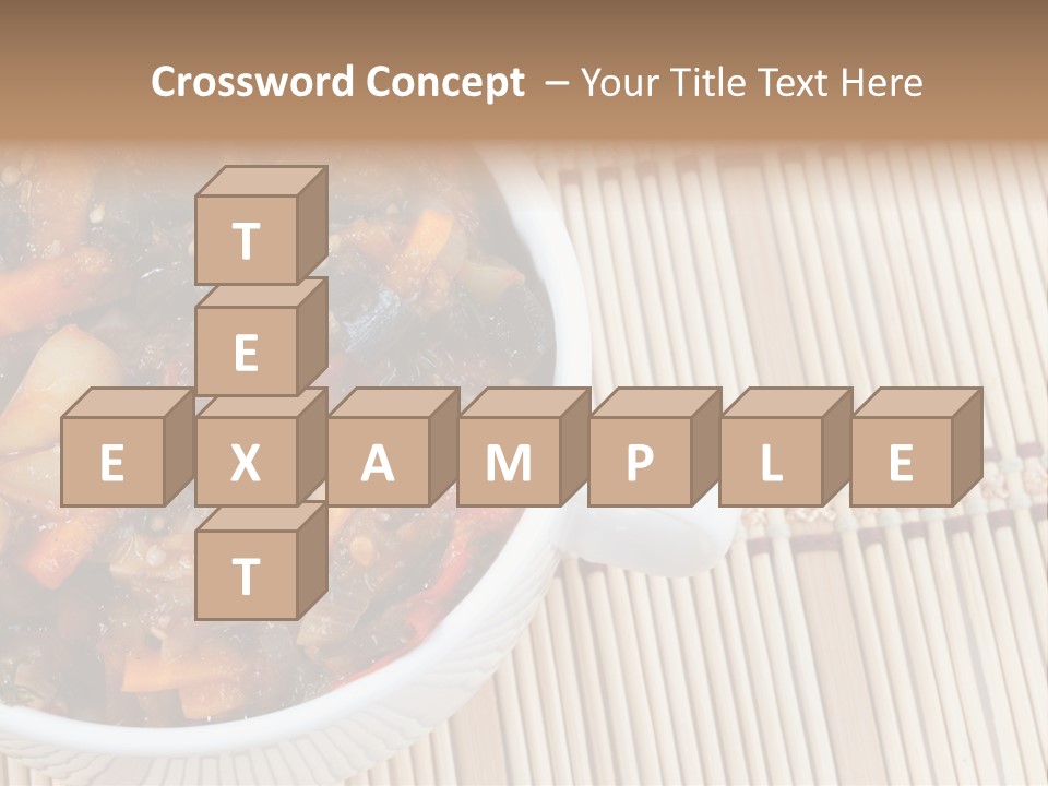 Networking Letters Spread PowerPoint Template