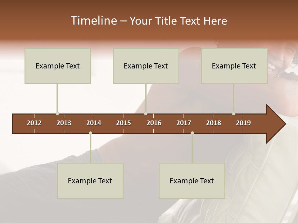 A Shirtless Man Is Sitting On A Couch PowerPoint Template