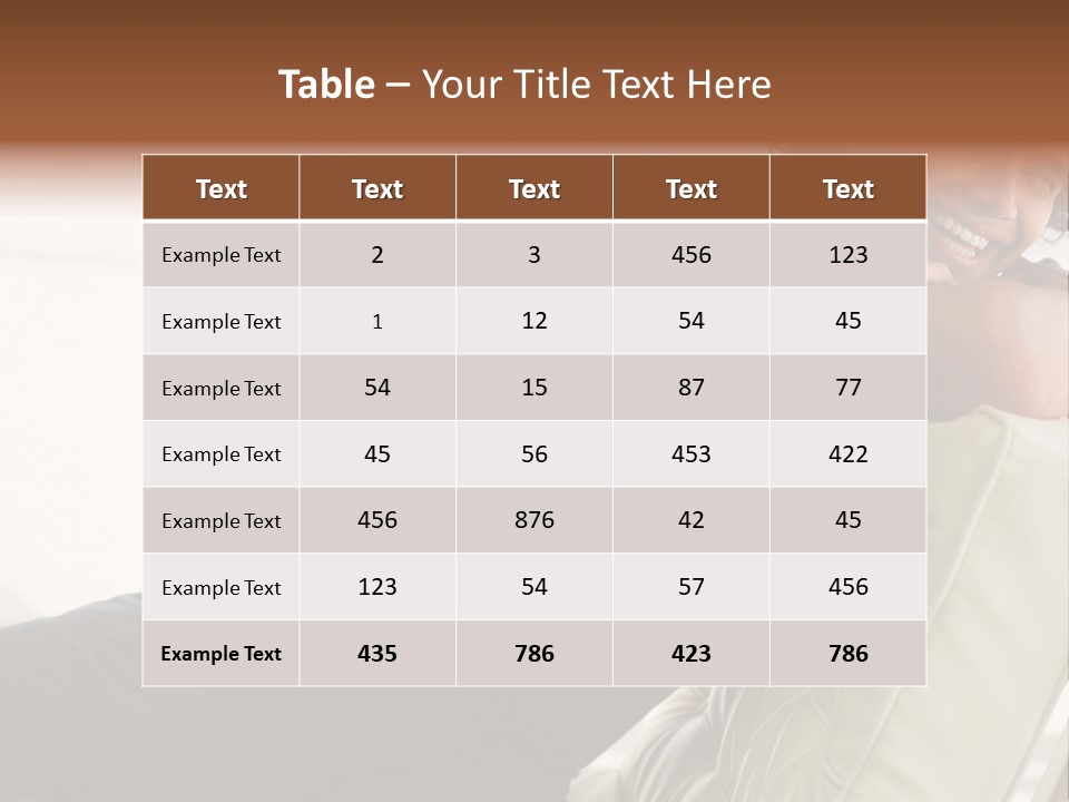 A Shirtless Man Is Sitting On A Couch PowerPoint Template