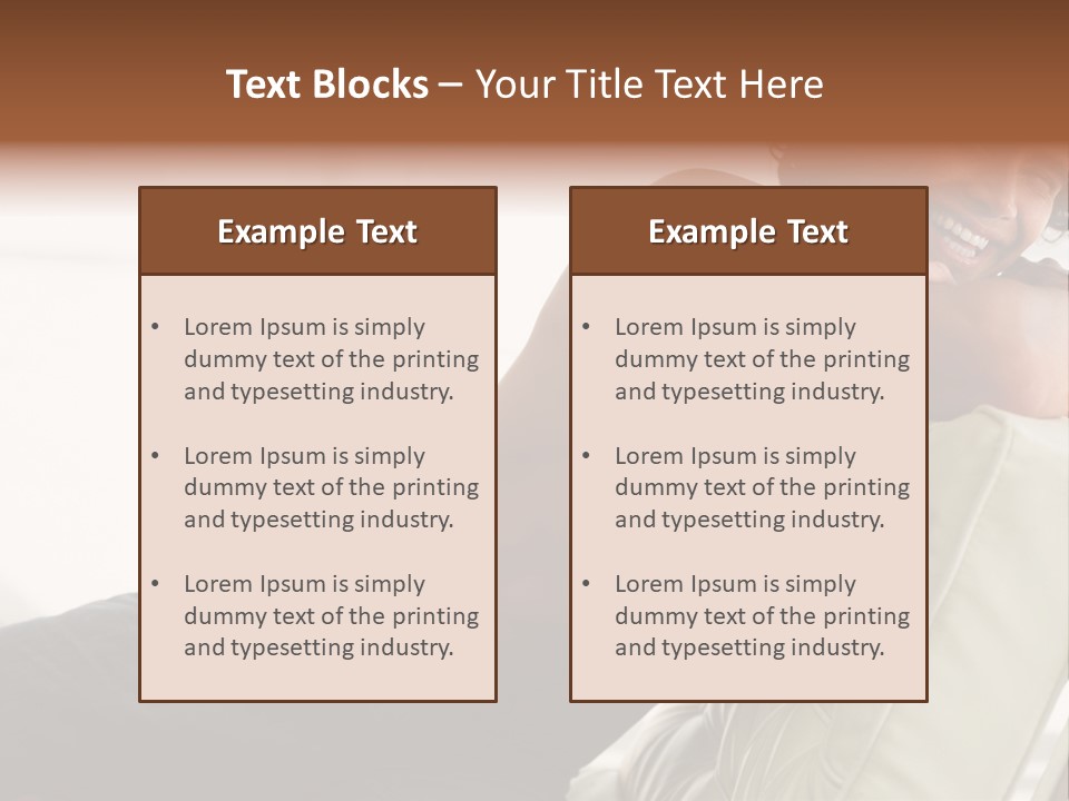 A Shirtless Man Is Sitting On A Couch PowerPoint Template