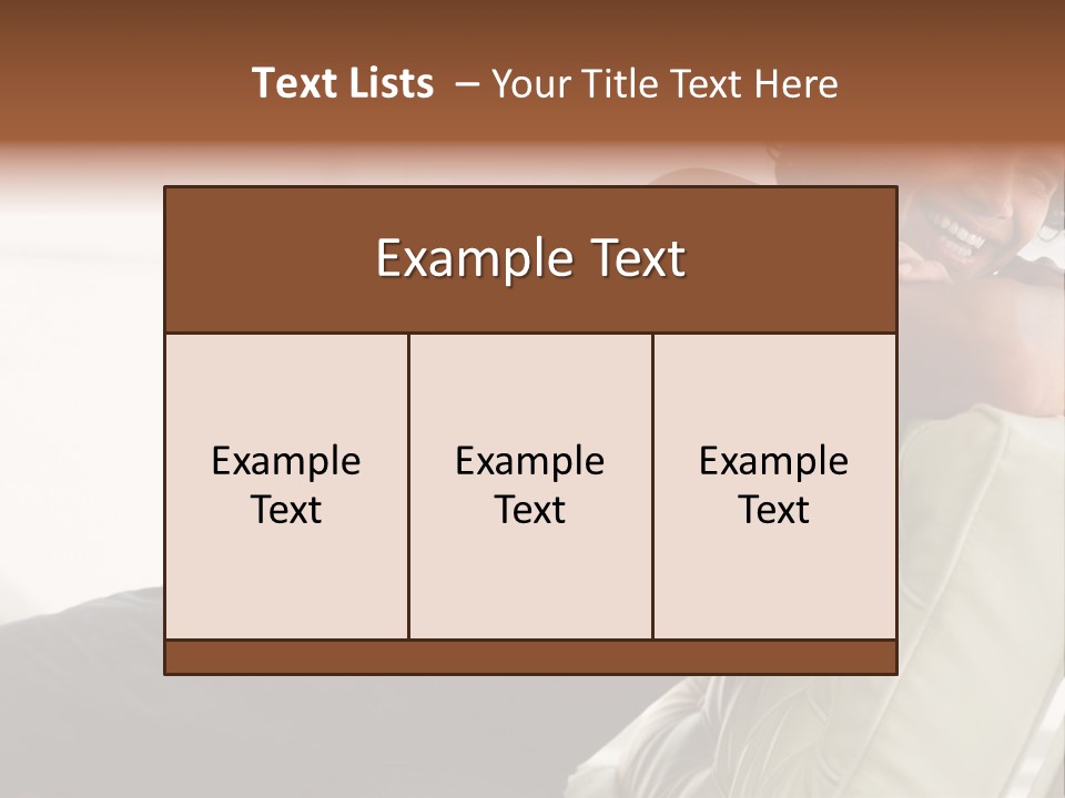 A Shirtless Man Is Sitting On A Couch PowerPoint Template