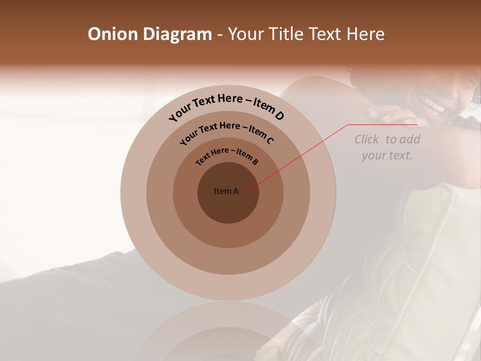 A Shirtless Man Is Sitting On A Couch PowerPoint Template