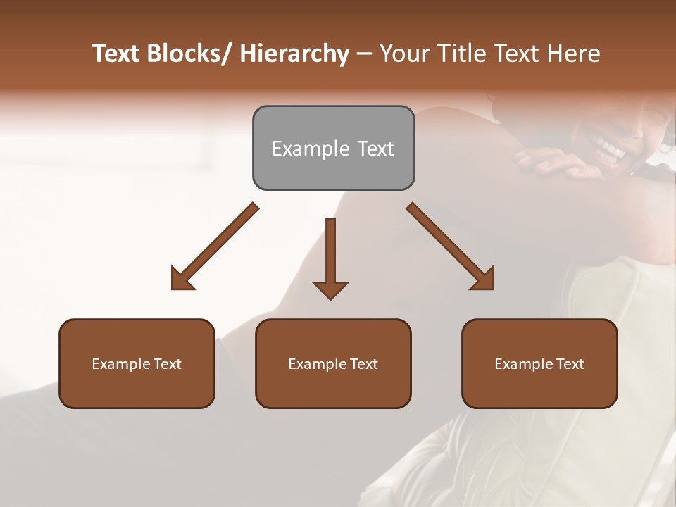 A Shirtless Man Is Sitting On A Couch PowerPoint Template