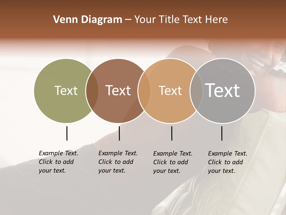 A Shirtless Man Is Sitting On A Couch PowerPoint Template