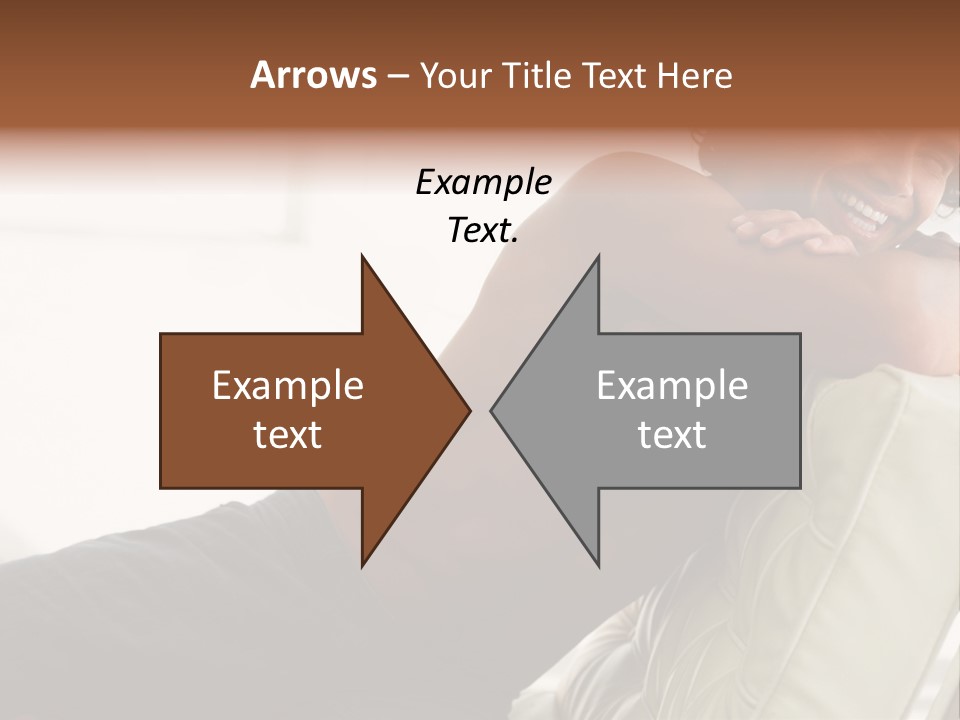 A Shirtless Man Is Sitting On A Couch PowerPoint Template