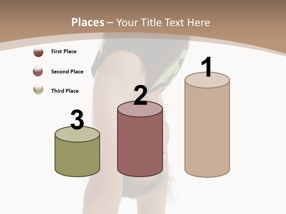 White Background Smile Young PowerPoint Template