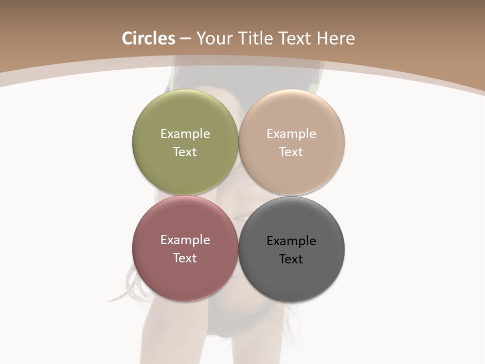 White Background Smile Young PowerPoint Template