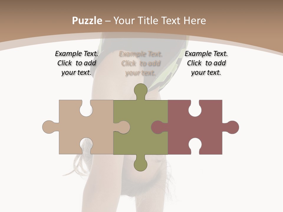 White Background Smile Young PowerPoint Template