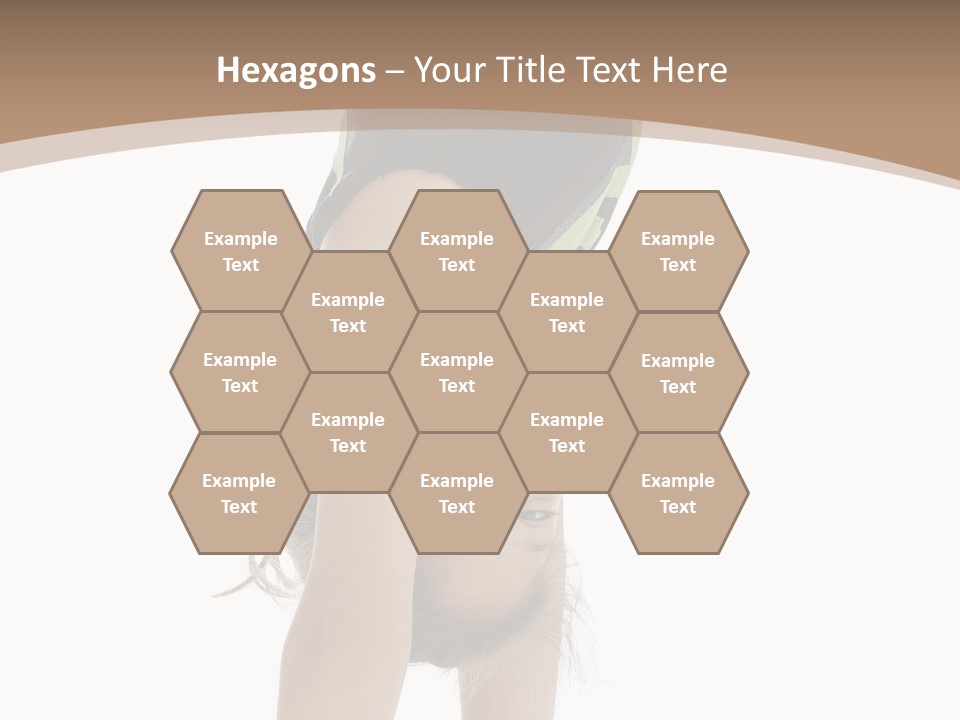 White Background Smile Young PowerPoint Template