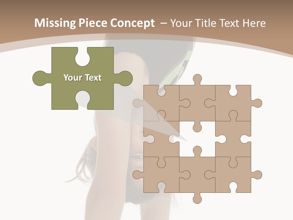 White Background Smile Young PowerPoint Template