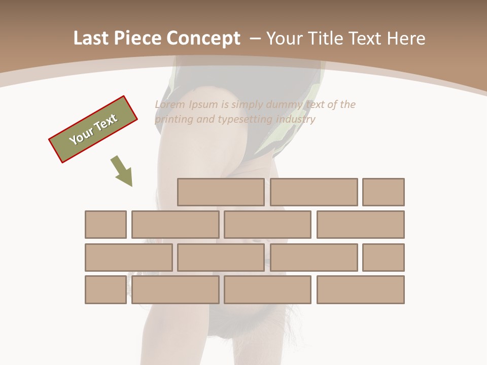 White Background Smile Young PowerPoint Template