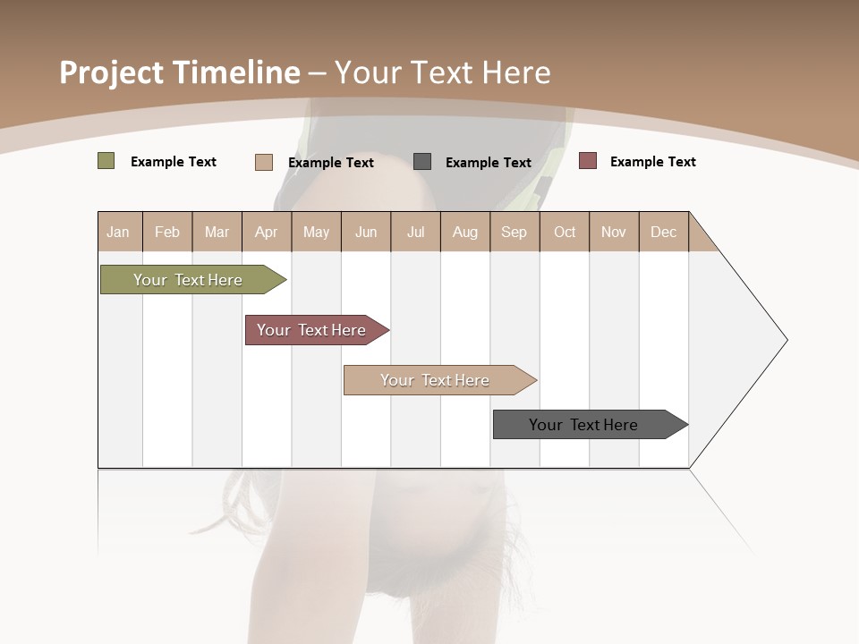 White Background Smile Young PowerPoint Template