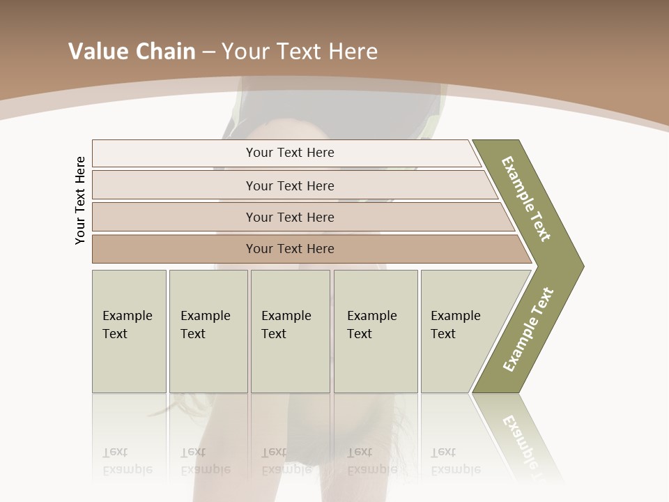 White Background Smile Young PowerPoint Template