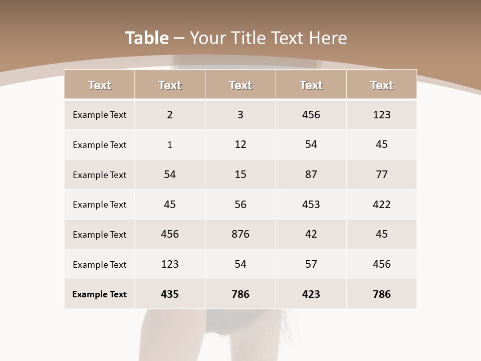 White Background Smile Young PowerPoint Template