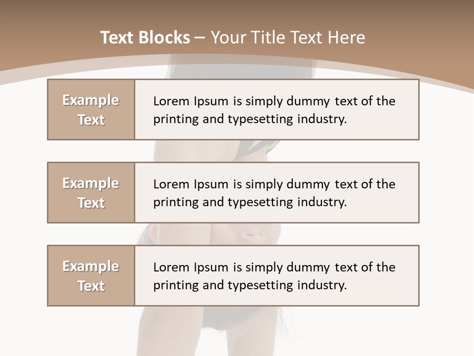 White Background Smile Young PowerPoint Template