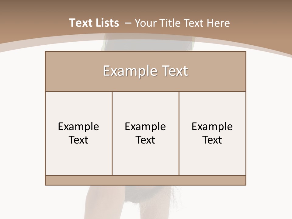 White Background Smile Young PowerPoint Template