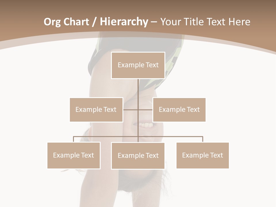 White Background Smile Young PowerPoint Template