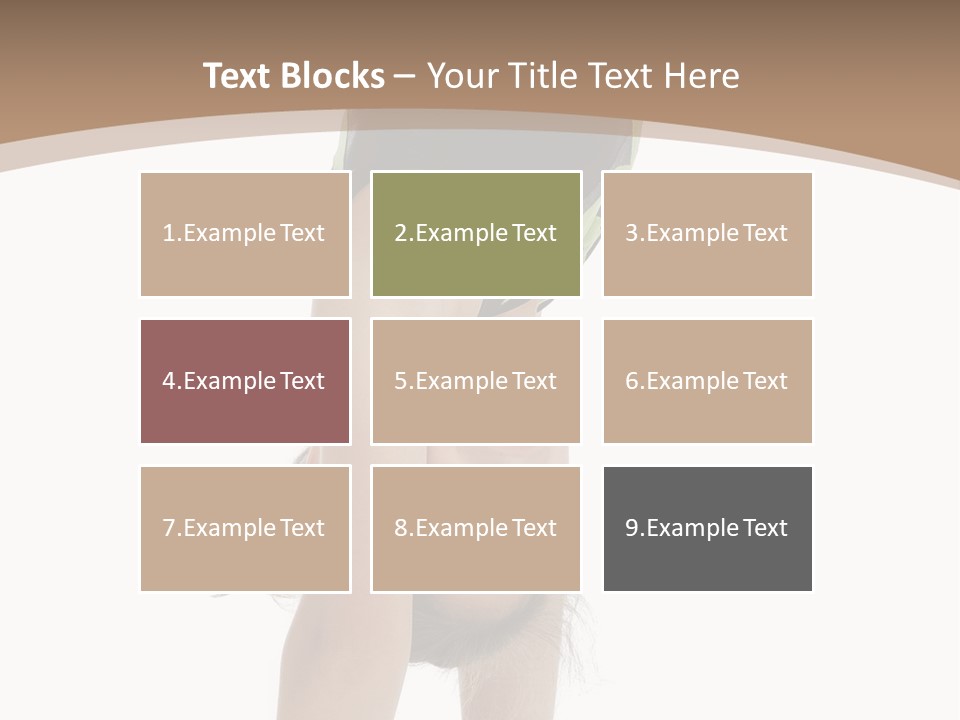 White Background Smile Young PowerPoint Template