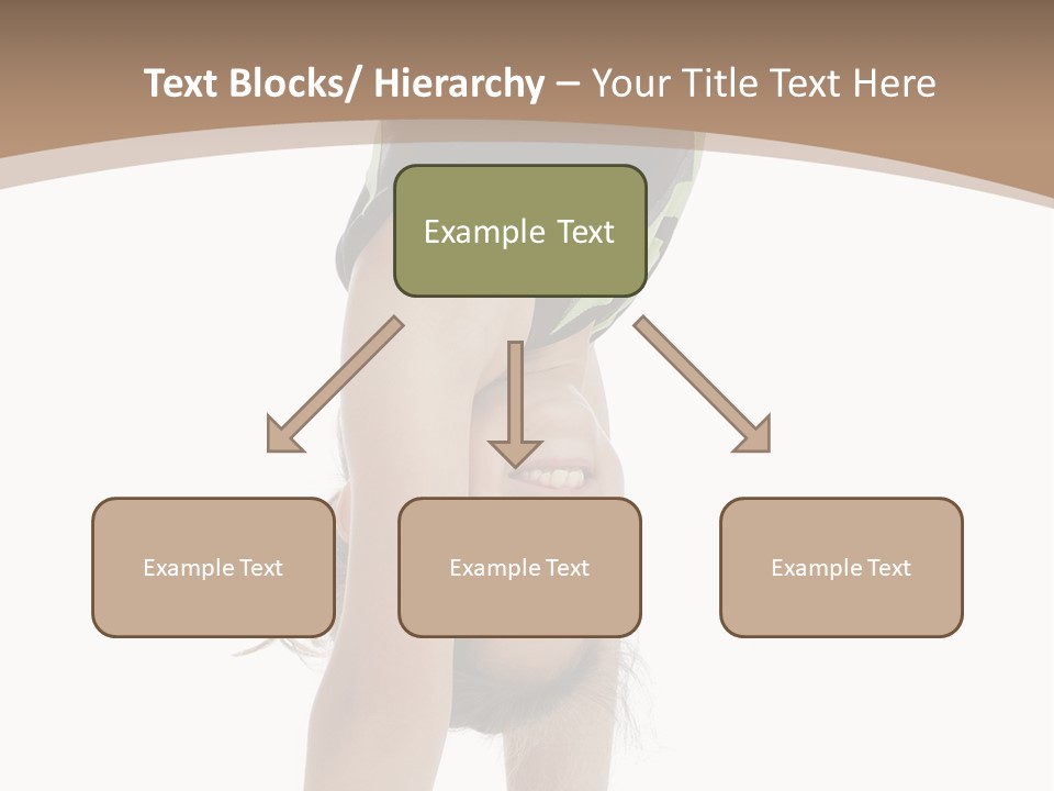 White Background Smile Young PowerPoint Template