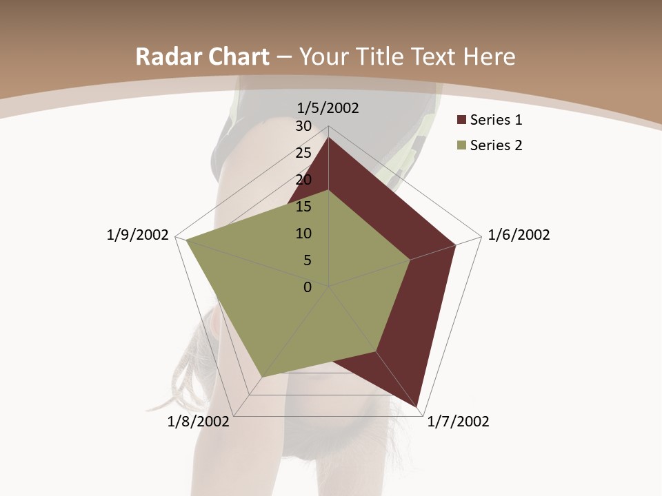 White Background Smile Young PowerPoint Template