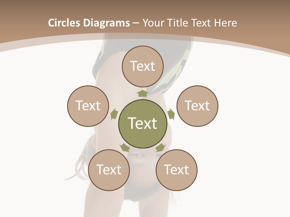 White Background Smile Young PowerPoint Template