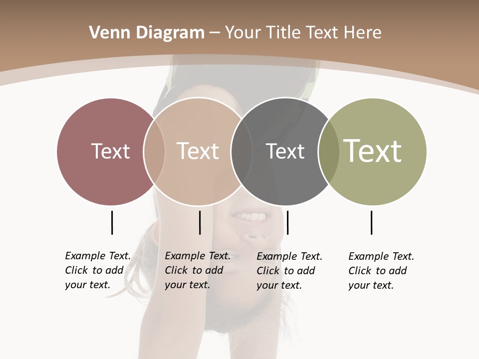 White Background Smile Young PowerPoint Template