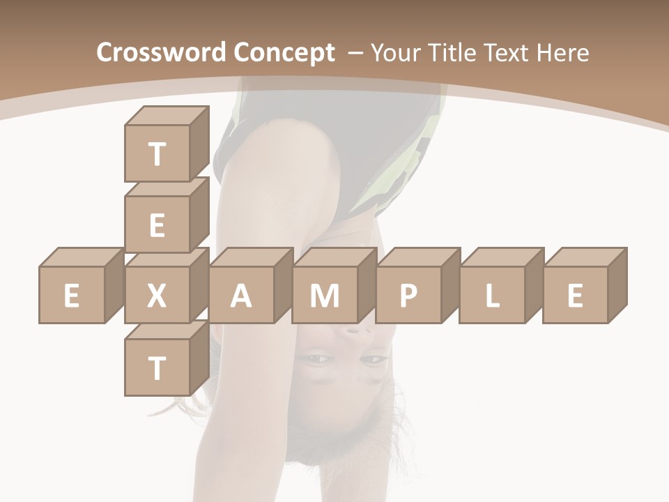 White Background Smile Young PowerPoint Template