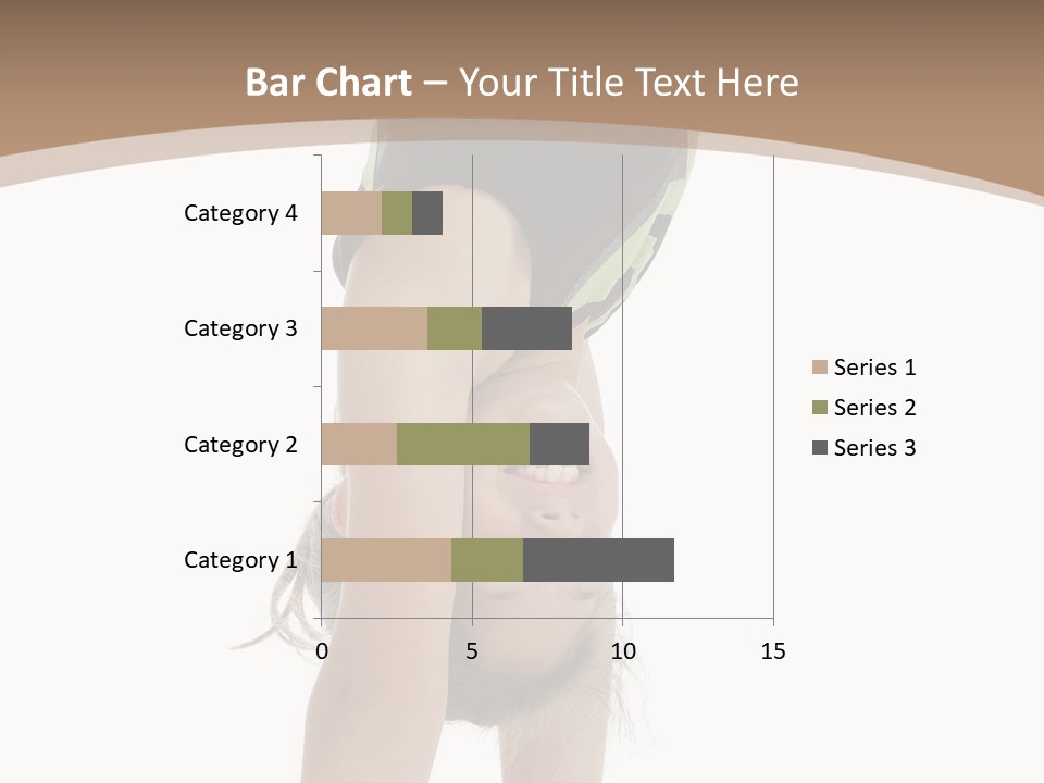 White Background Smile Young PowerPoint Template