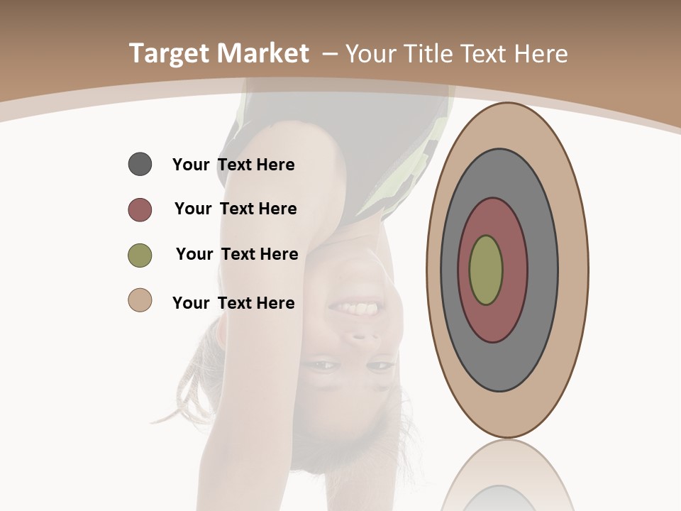 White Background Smile Young PowerPoint Template