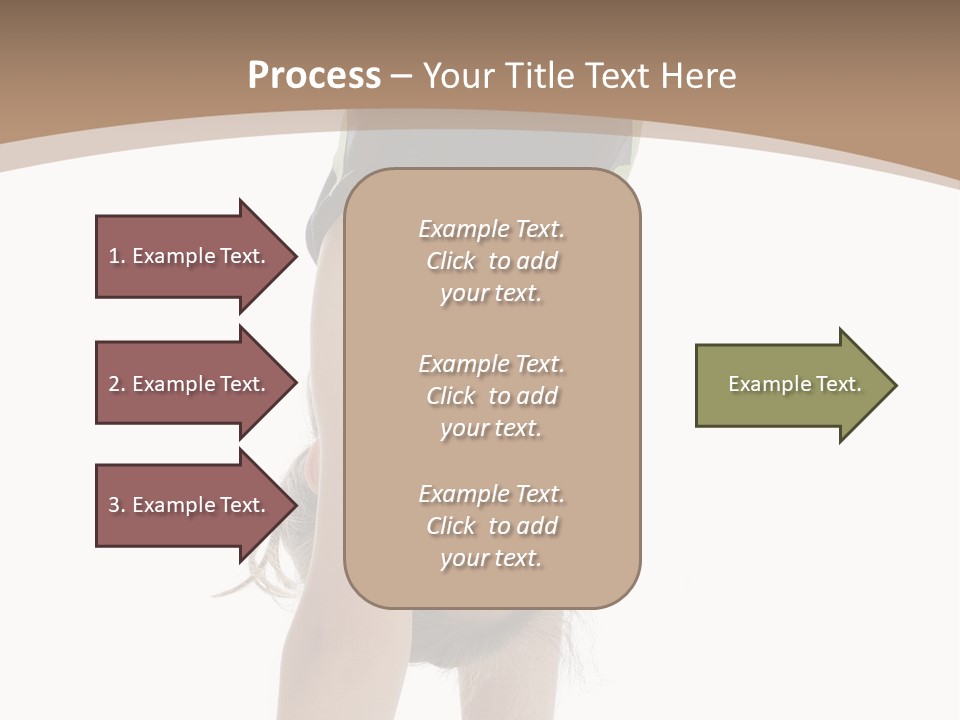 White Background Smile Young PowerPoint Template