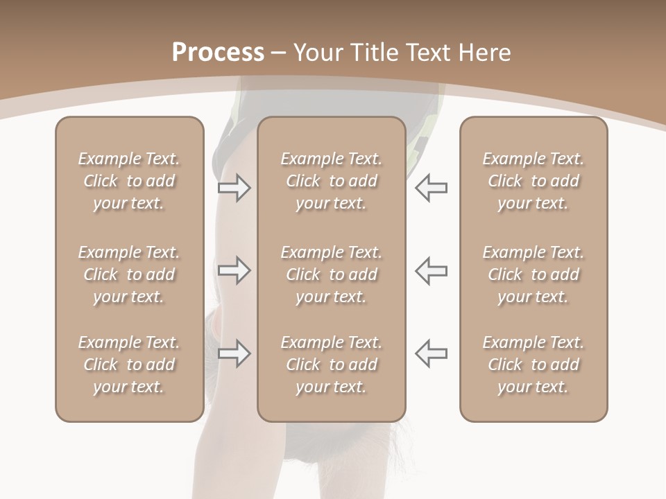 White Background Smile Young PowerPoint Template