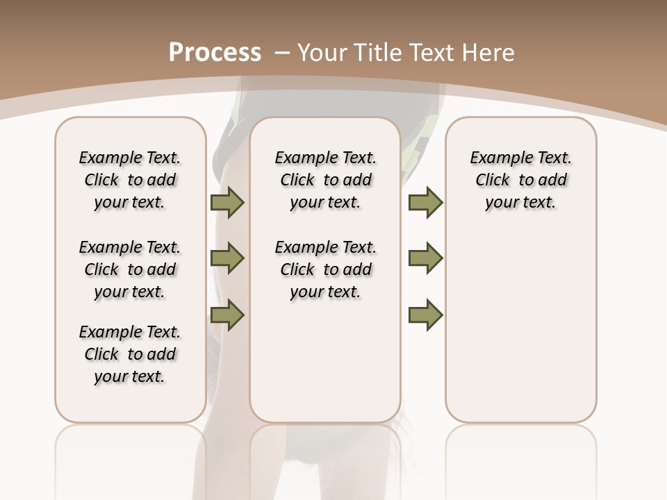 White Background Smile Young PowerPoint Template