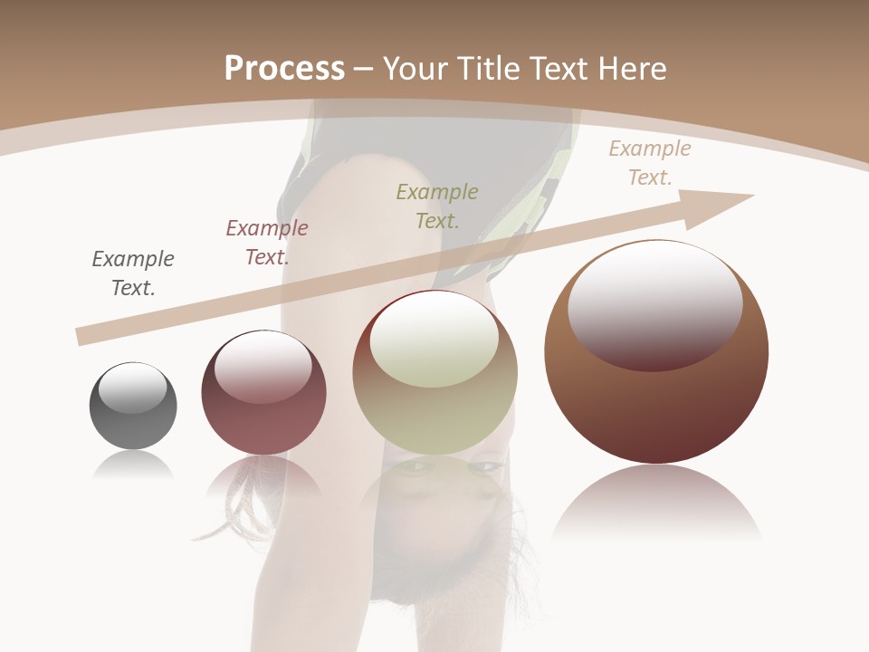 White Background Smile Young PowerPoint Template