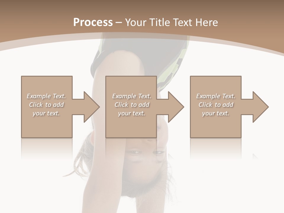 White Background Smile Young PowerPoint Template